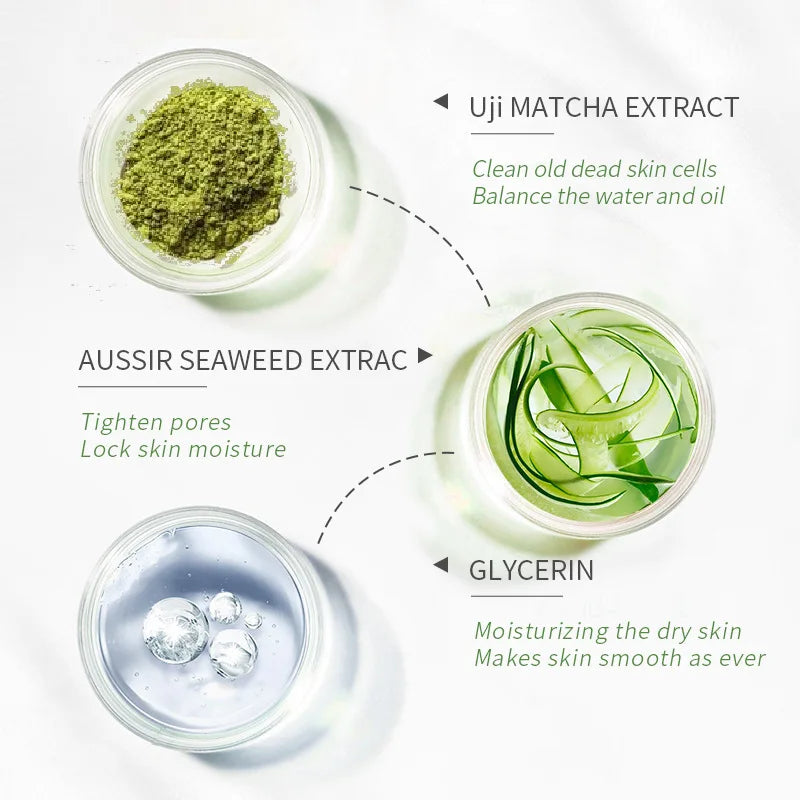 Refresh your skin with LAIKOU Matcha Exfoliating