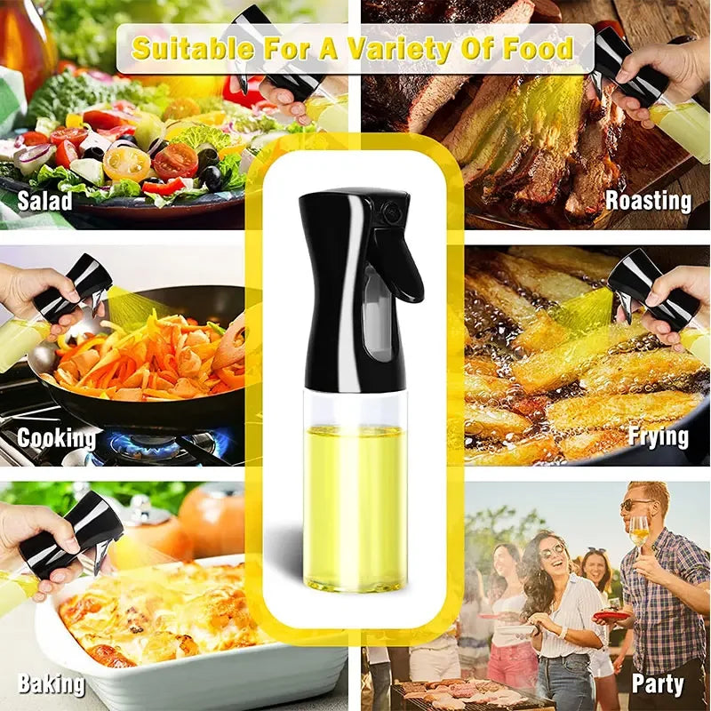 200/300/500ml Oil Spray Bottle BBQ Cooking Olive Oil Sprayer