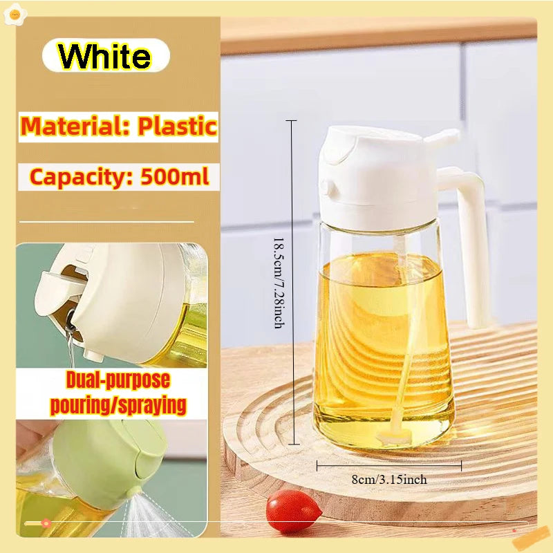 200/300/500ml Oil Spray Bottle BBQ Cooking Olive Oil Sprayer