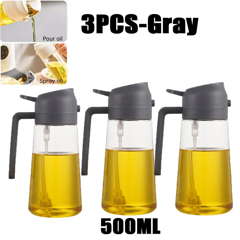 200/300/500ml Oil Spray Bottle BBQ Cooking Olive Oil Sprayer