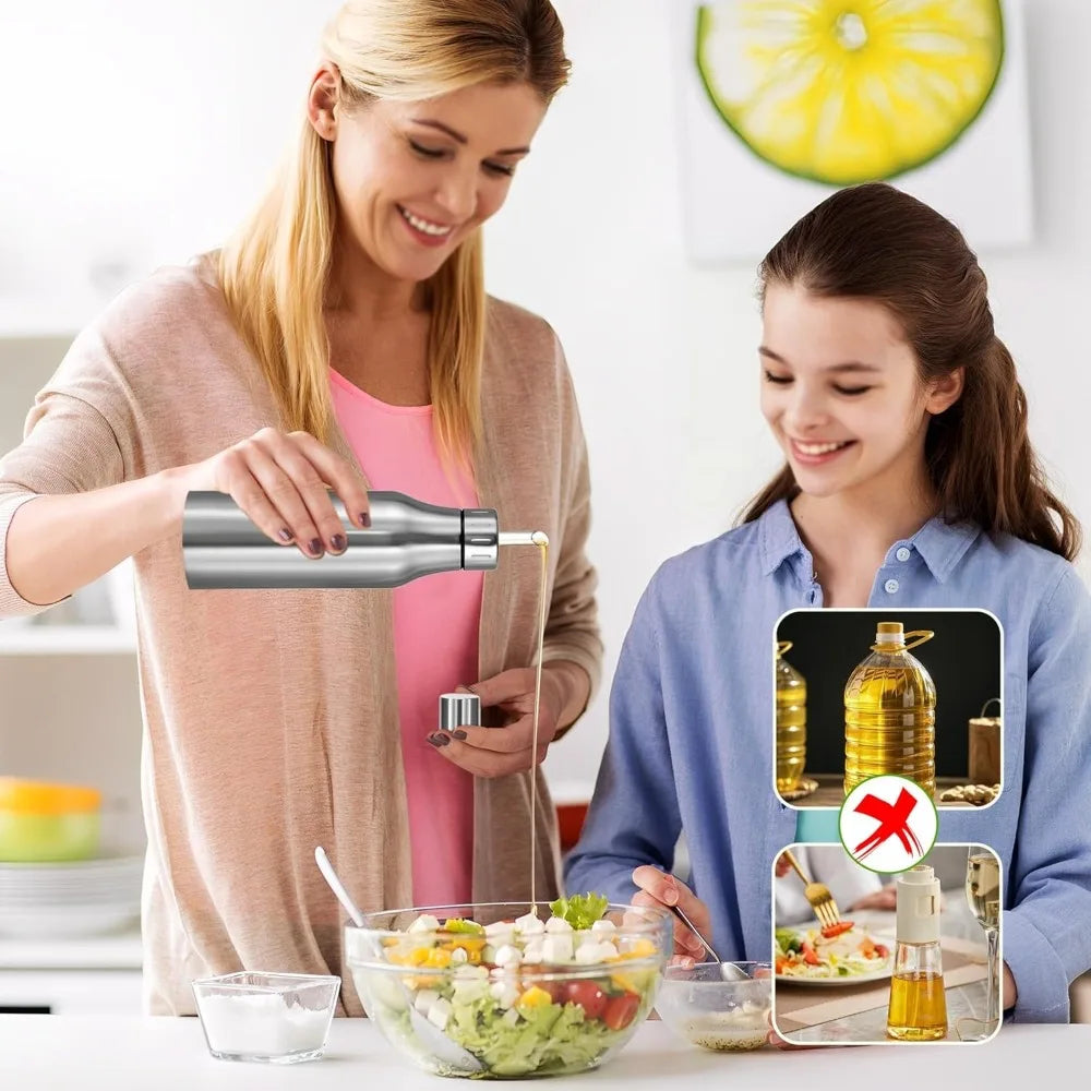 Stainless Steel Oil Dispenser Bottle
