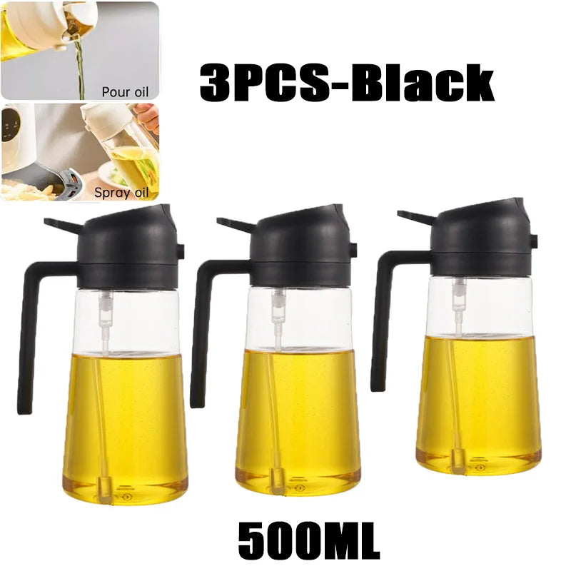 200/300/500ml Oil Spray Bottle BBQ Cooking Olive Oil Sprayer