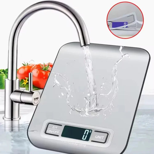 Digital Kitchen Scale with LED Display – 5kg Capacity, 1g Precision