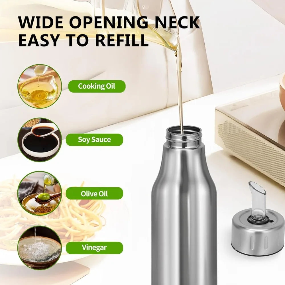 Stainless Steel Oil Dispenser Bottle