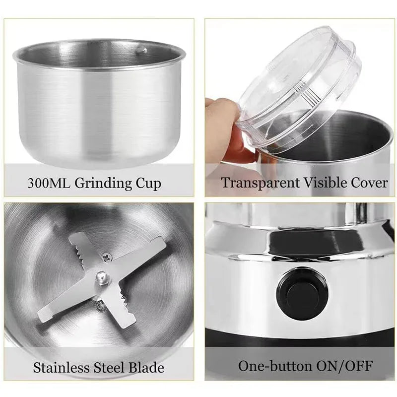 Kitchen Multifunctional 4-Blade Electric Grinder