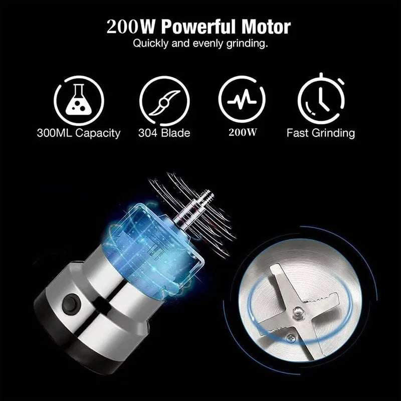 Kitchen Multifunctional 4-Blade Electric Grinder