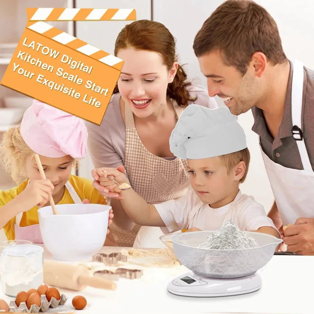 Digital Electronic Kitchen Scale – High Precision Food &amp; Jewelry Weighing Scale
