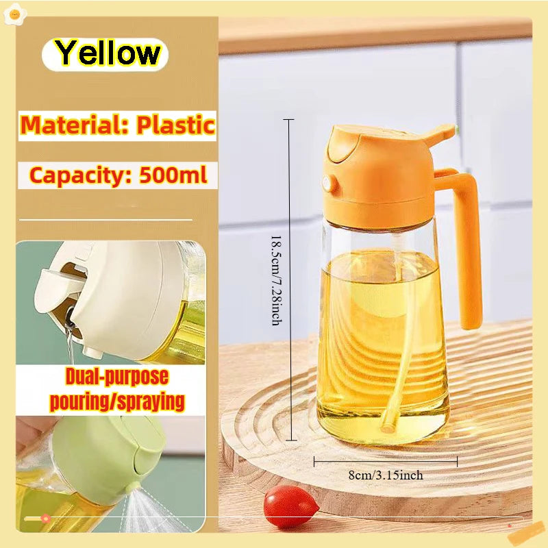 200/300/500ml Oil Spray Bottle BBQ Cooking Olive Oil Sprayer